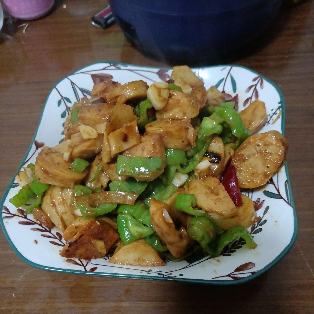 香辣孜然炒面筋
