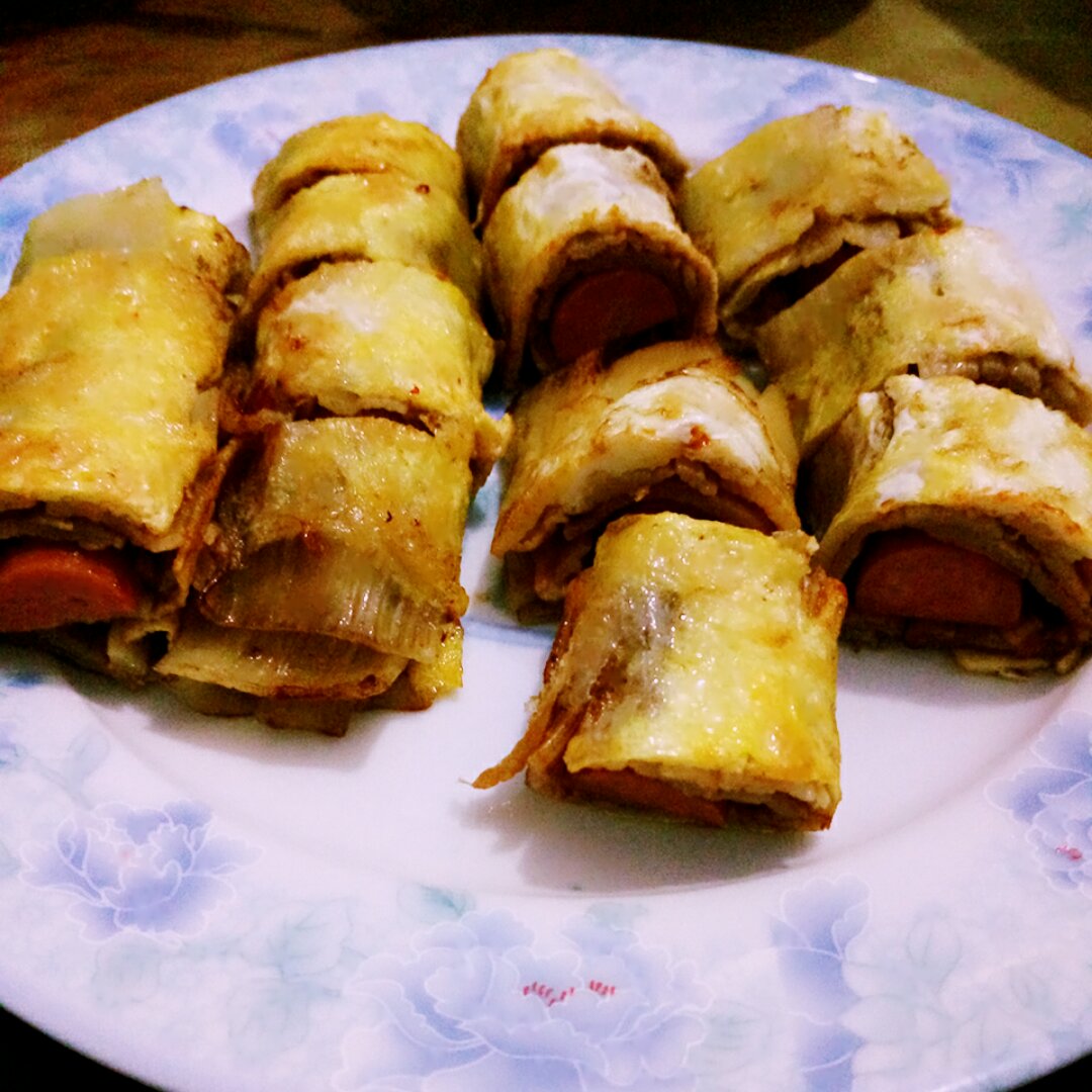 烤冷面（简单快速又好吃啊~）