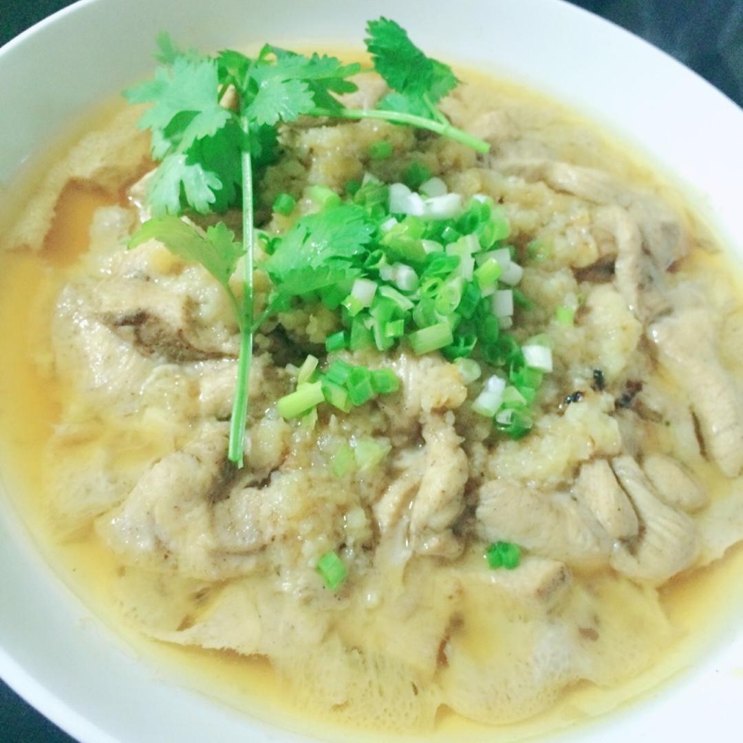 蒜蓉蒸鸡胸（鸡腿）
