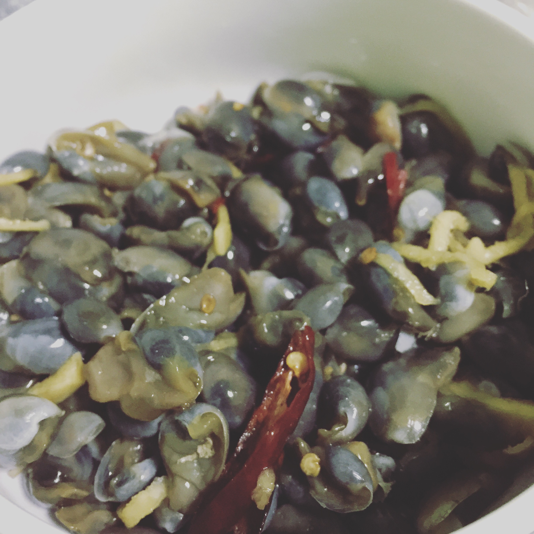 腌泥螺（葱油版)