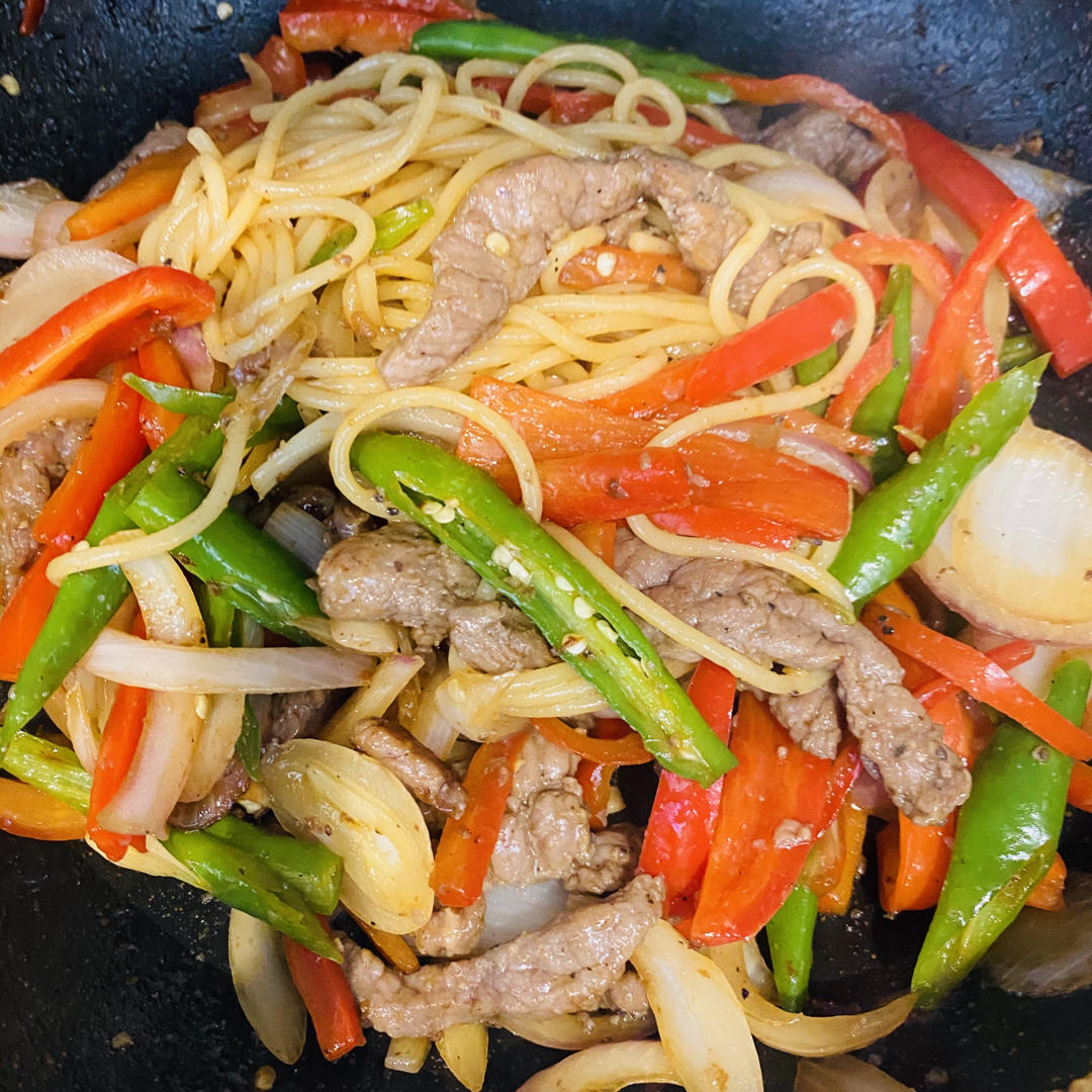 黑椒牛柳意面