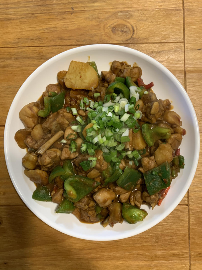 青椒炒鸡腿