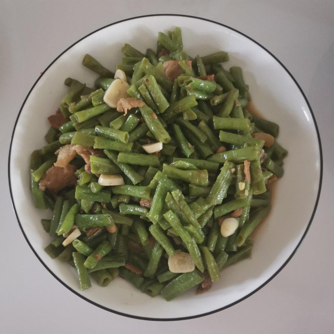 零厨艺的豆角炒肉