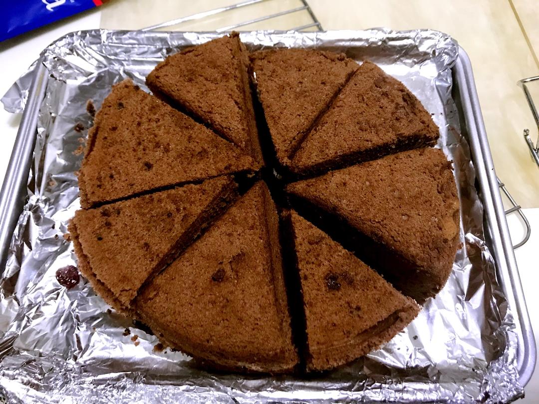 巧克力戚风蛋糕