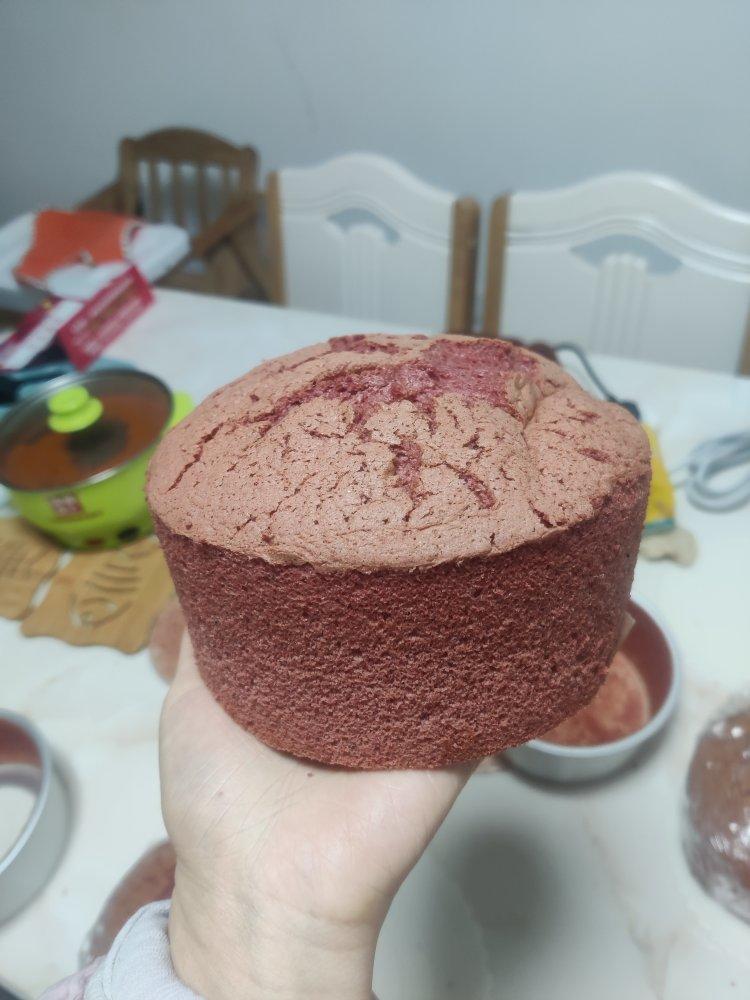 暖心红丝绒蛋糕［6寸绵软戚风版 ］