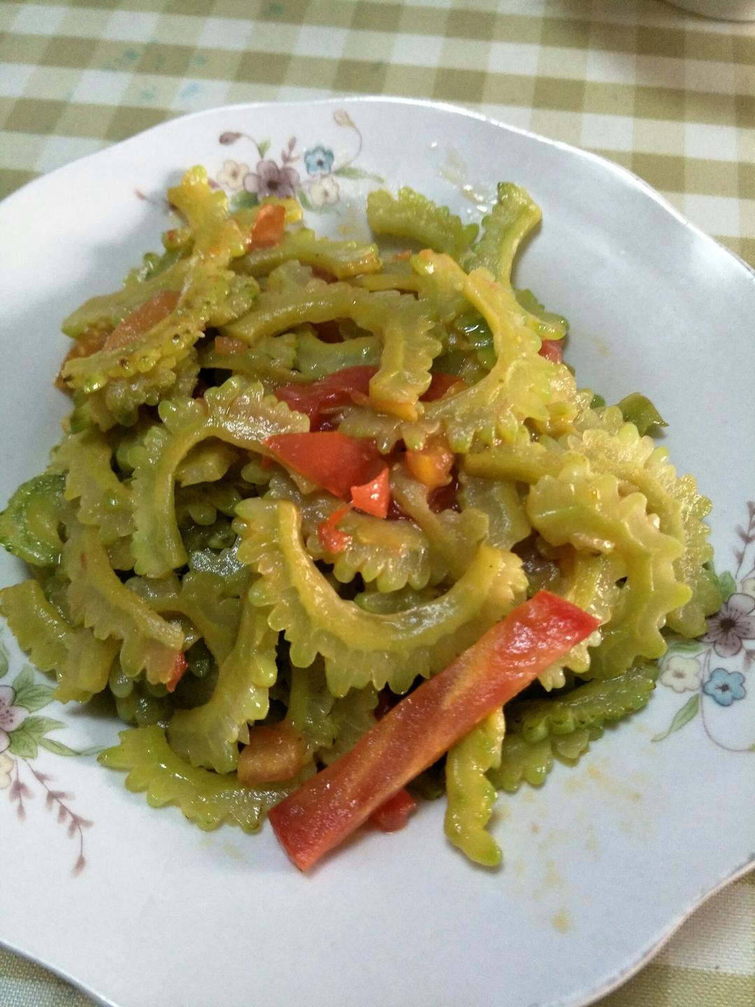 清炒苦瓜