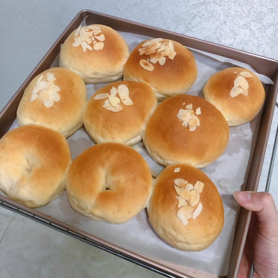 烤豆沙包 餐包 上学早餐 附细节视频详解