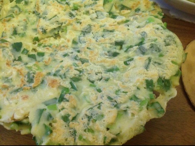 韭菜鸡蛋饼
