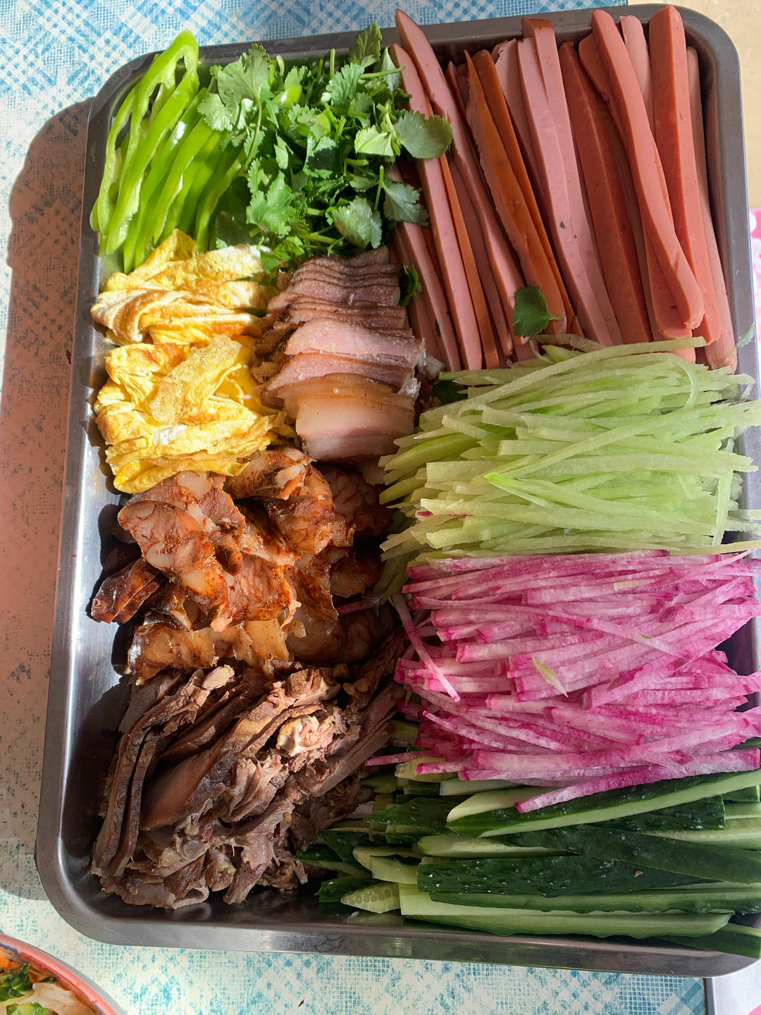 春饼及配菜（饺子皮版）