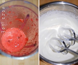 草莓冻芝士蛋糕的做法 步骤4
