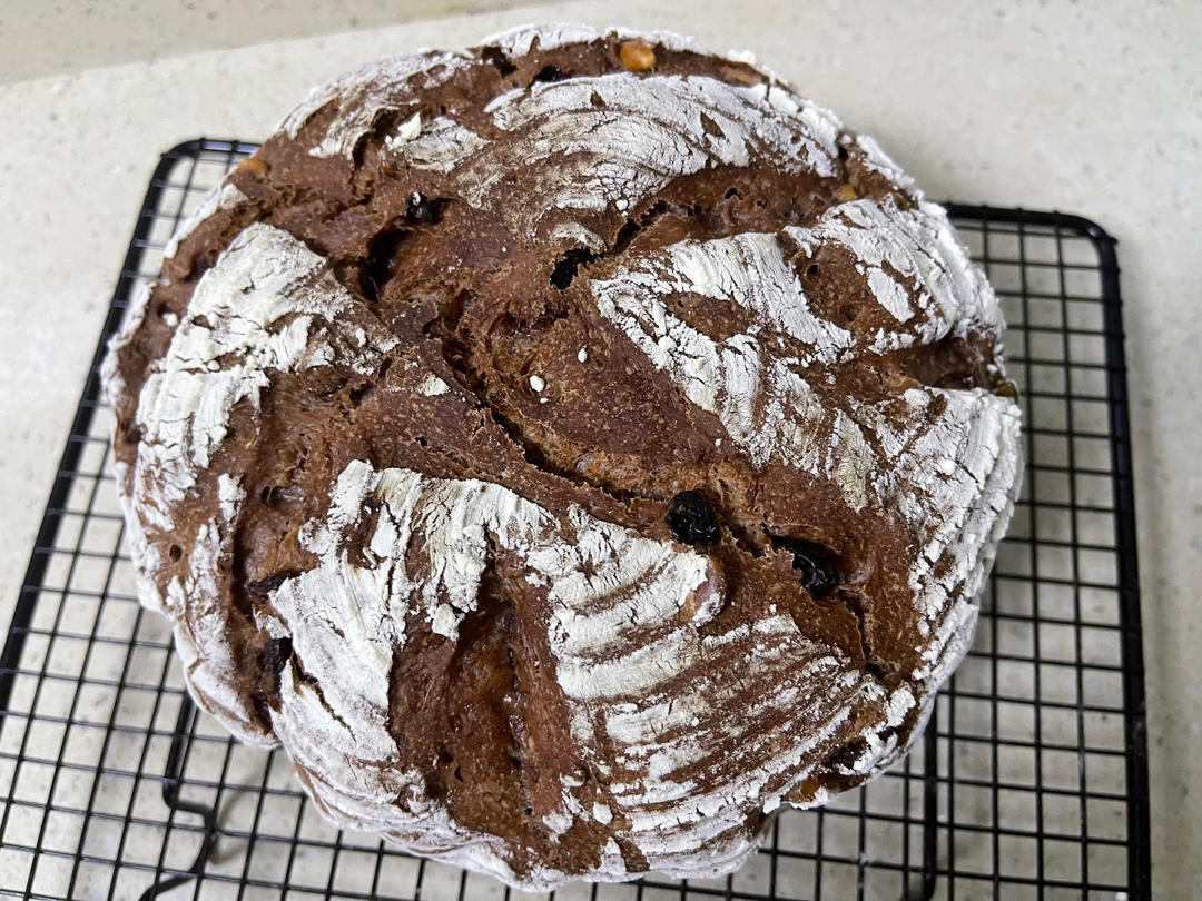 [lara的软欧] 能吃醉的--红酒全麦坚果软欧包包