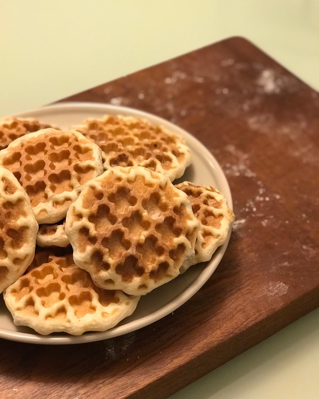 全麦红豆酵母版华夫饼—kenwood松饼机