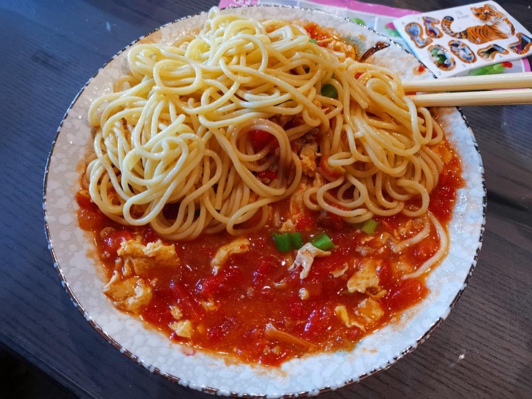 西红柿鸡蛋打卤面