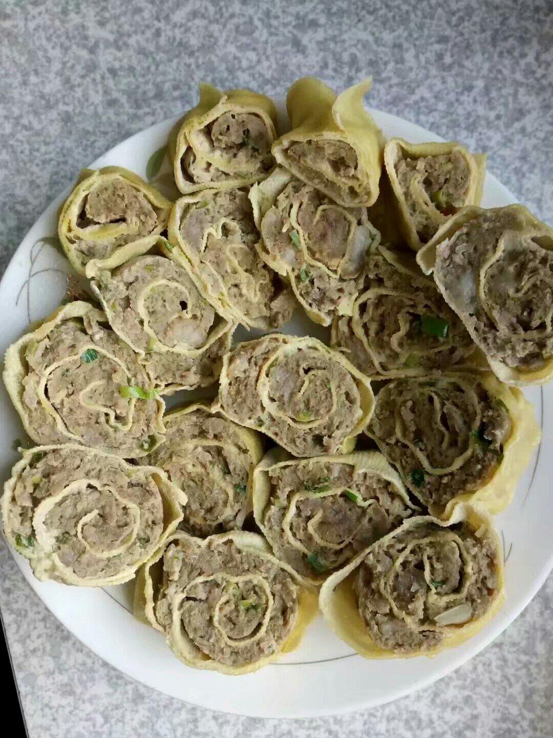 豆腐皮肉卷