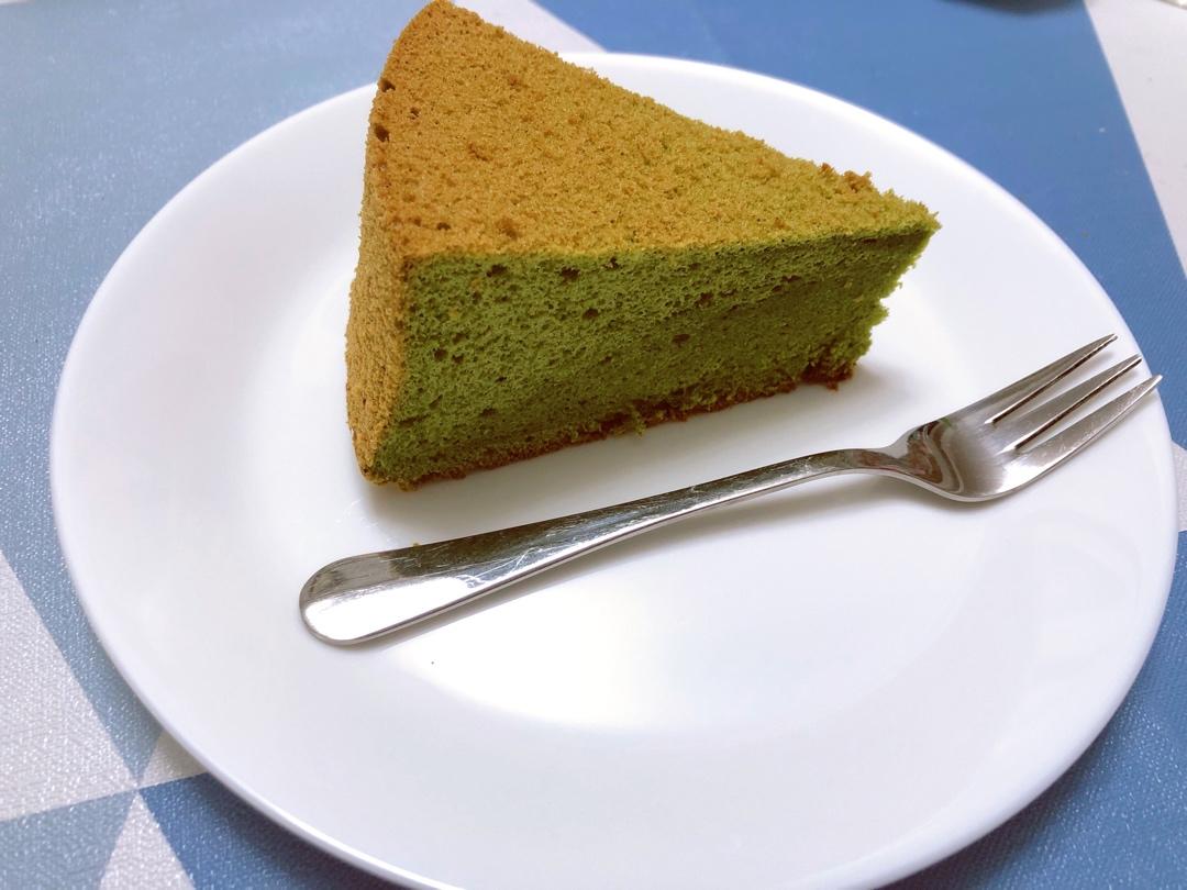 8寸抹茶戚风蛋糕