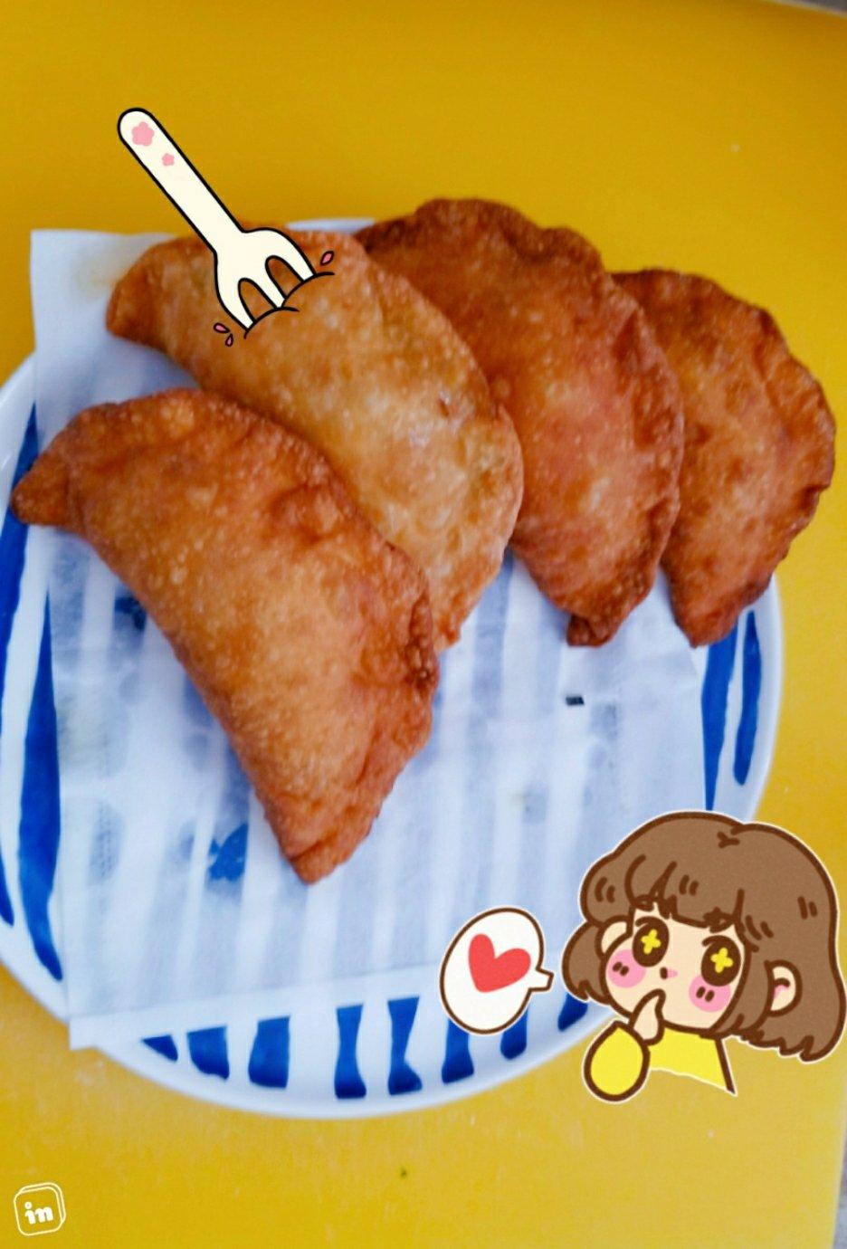 油炸韭菜饺子