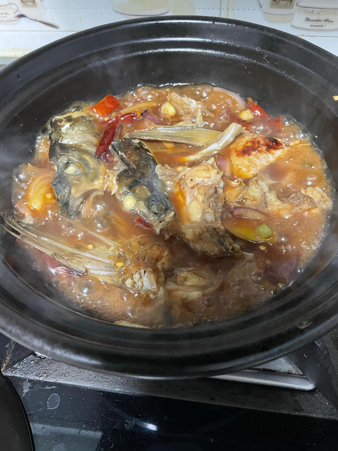 这么做《中餐厅》里的砂锅鱼头煲，超简单！