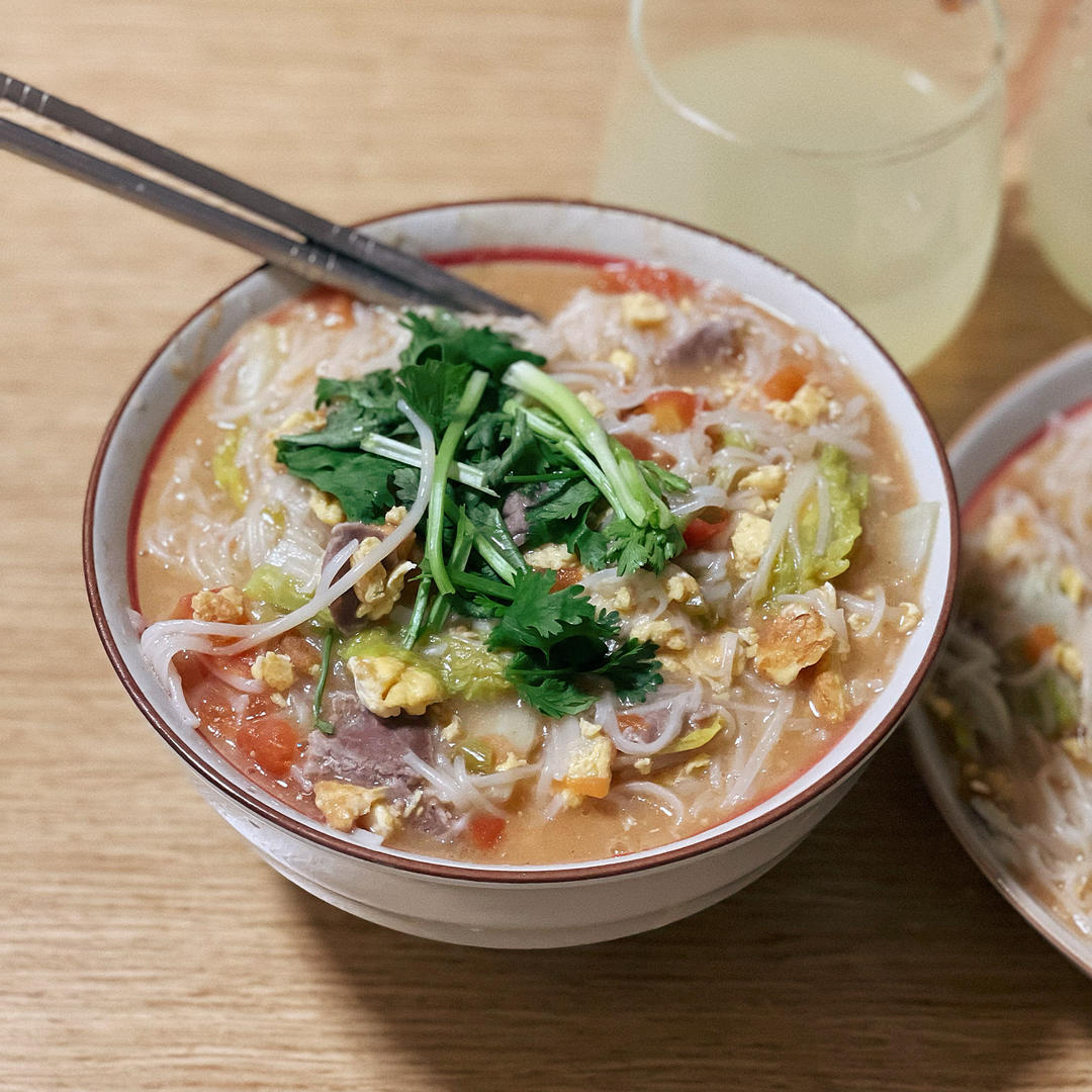 汤都要喝光的西红柿鸡蛋面