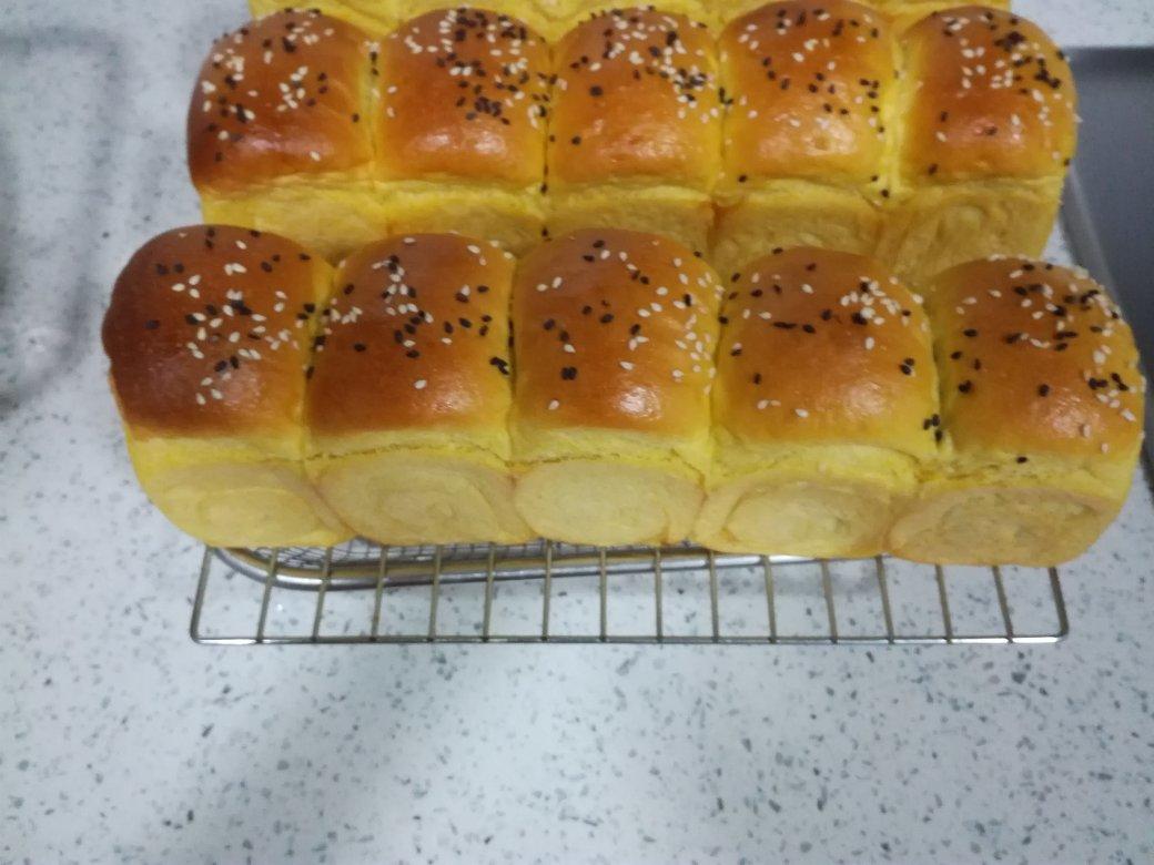 南瓜吐司，奶香南瓜吐司，极致柔软，直接法