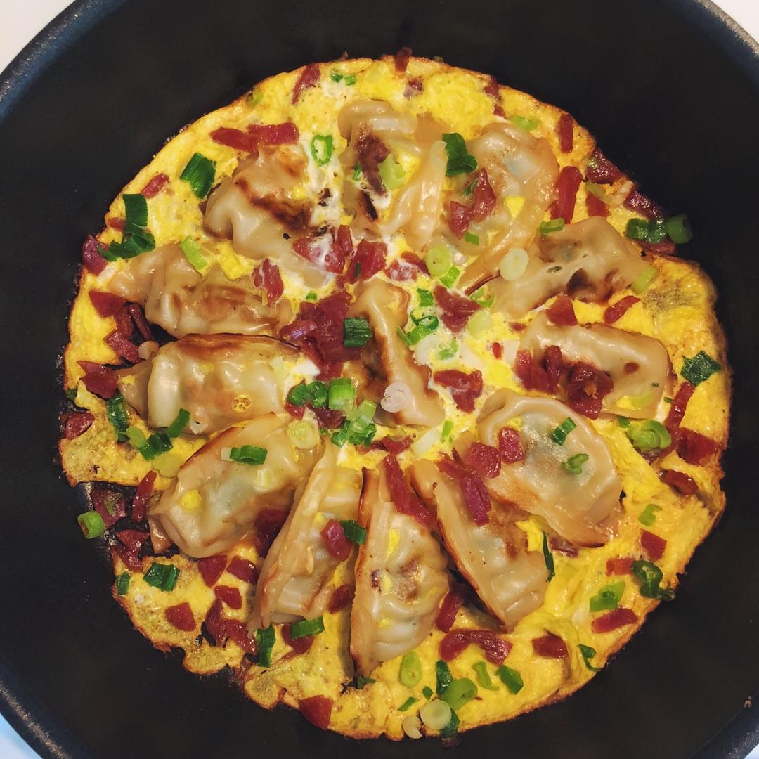 蛋抱煎饺（速冻饺）