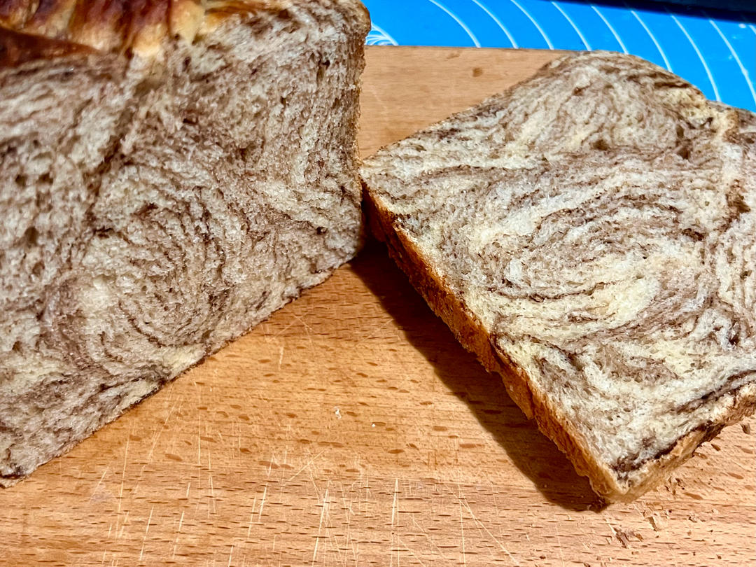 豆沙大理石吐司