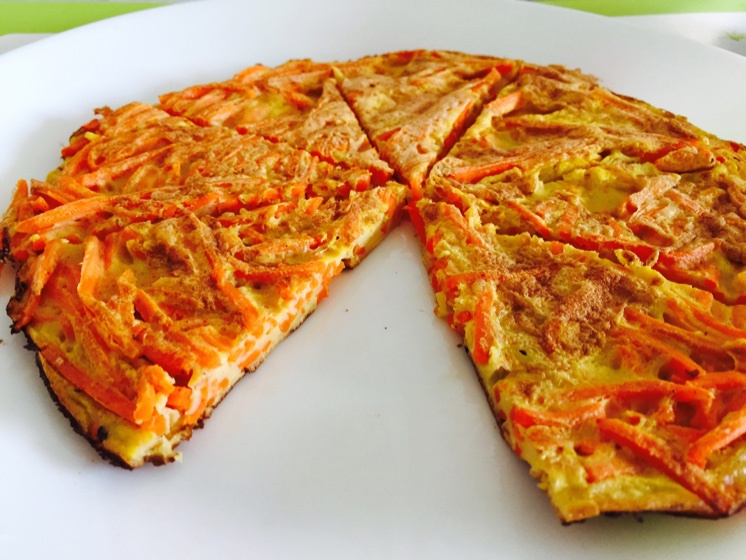 筱惠做的胡萝卜鸡蛋饼