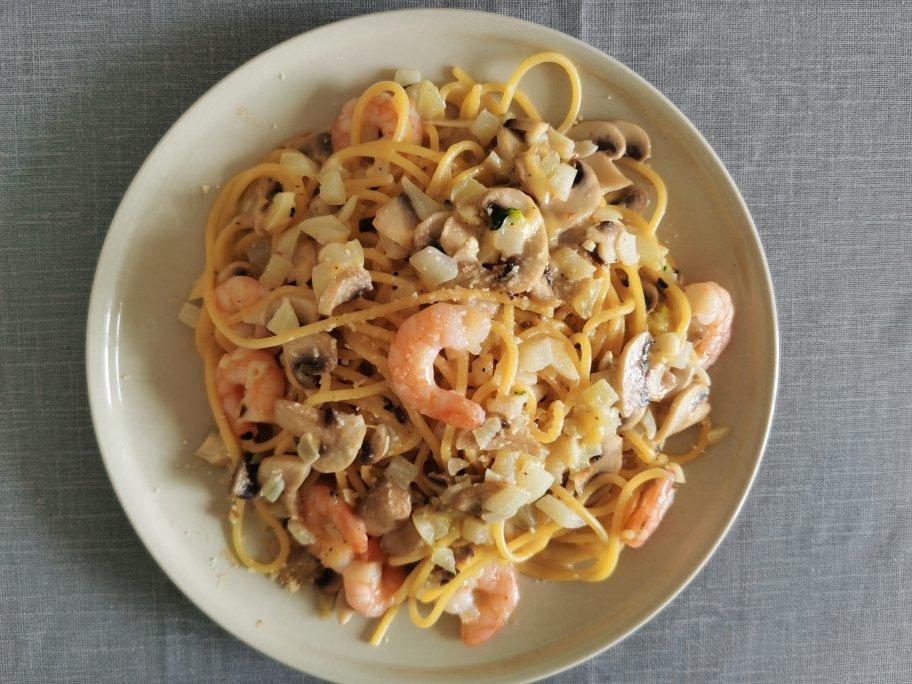 【一人食】冬季限定 奶香浓郁的口蘑 海鲜意面