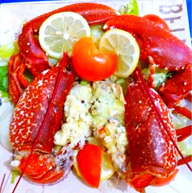 奶油芝士蒜蓉焗龙虾