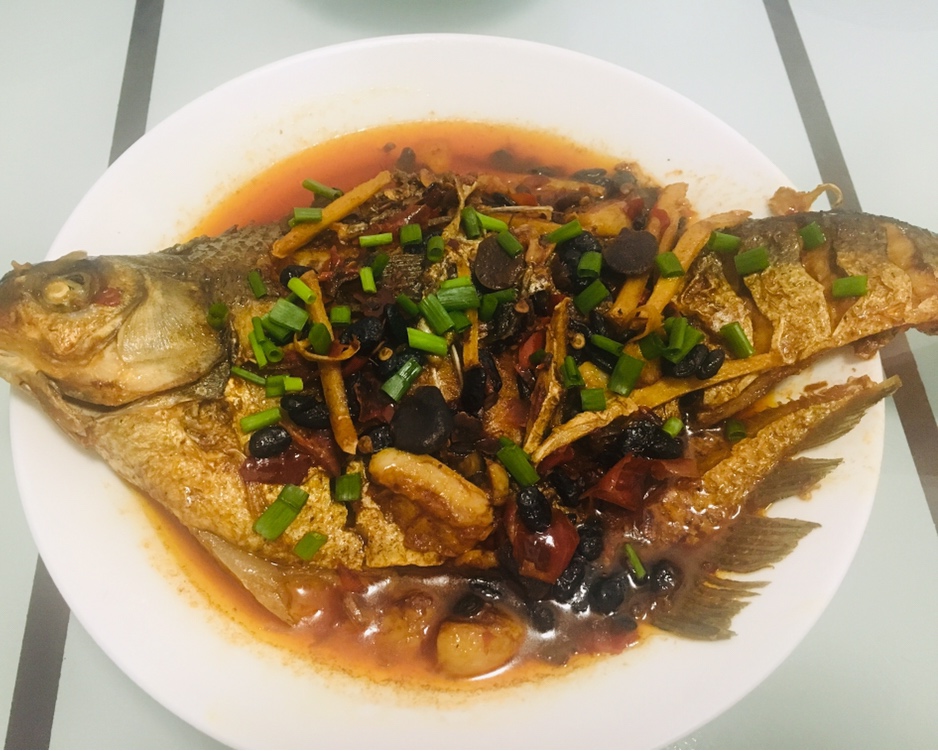 鲜香豆豉鳊鱼
