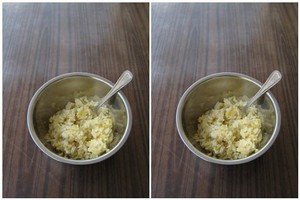 腊味榴莲炒饭的做法 步骤2