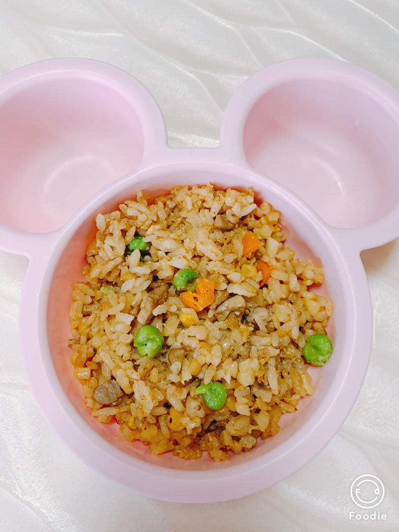 鹅肝苹果蛋炒饭