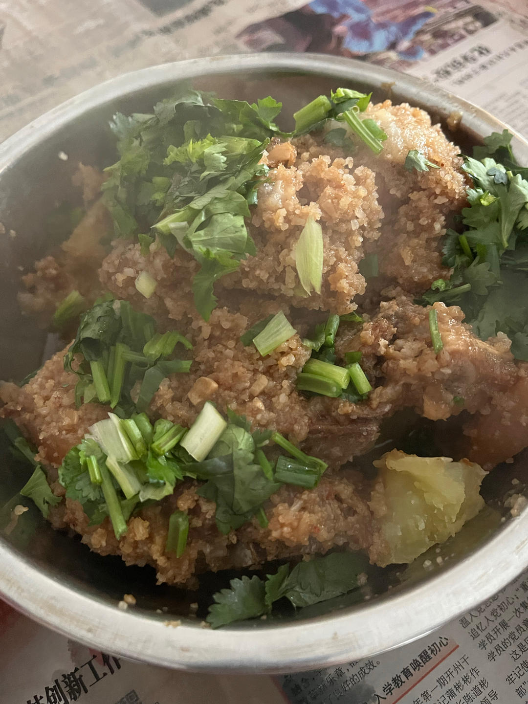 绝绝子！甩饭店几条街的粉蒸肉（粉蒸排骨）