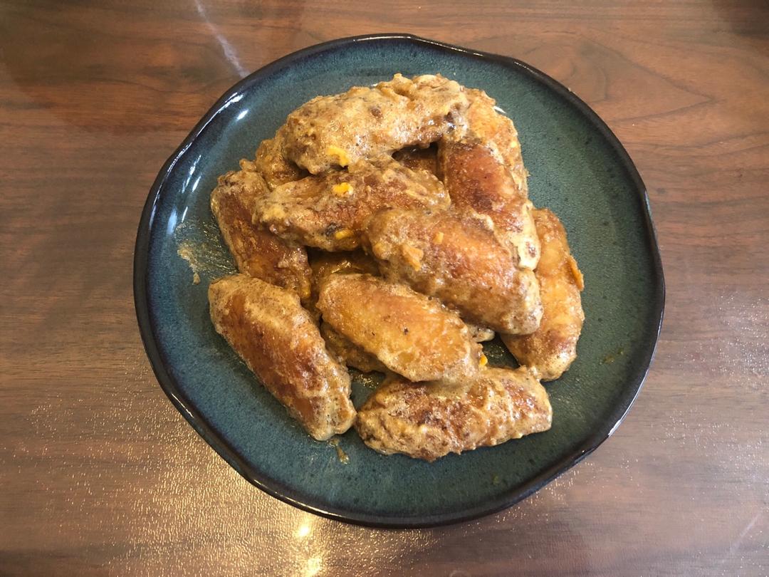 咸蛋黄焗鸡翅
