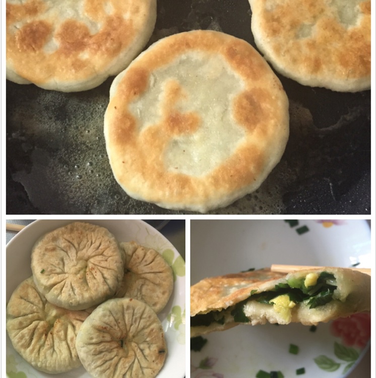 韭菜鸡蛋馅饼