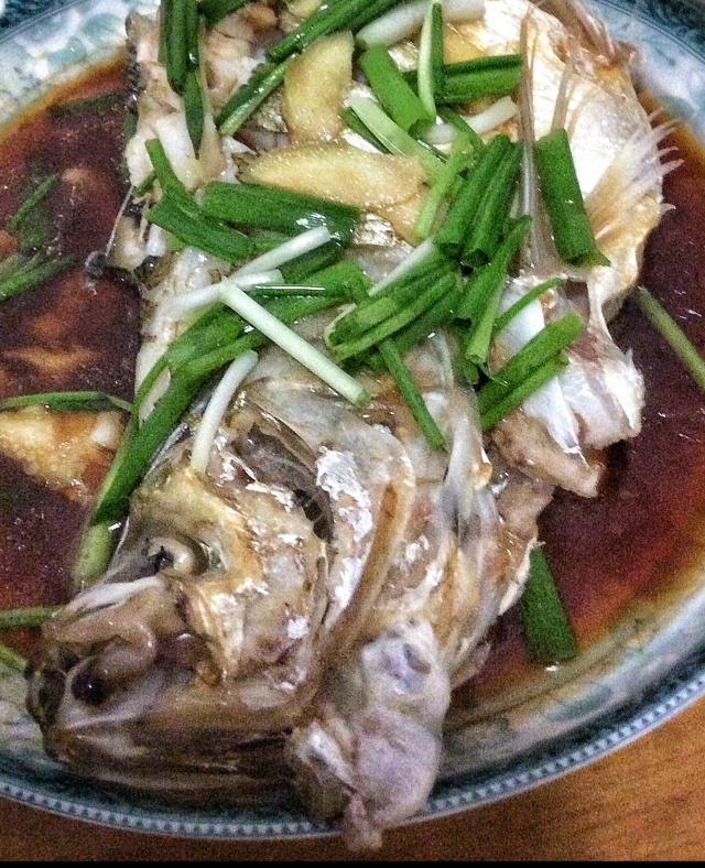 醋焖白条鱼