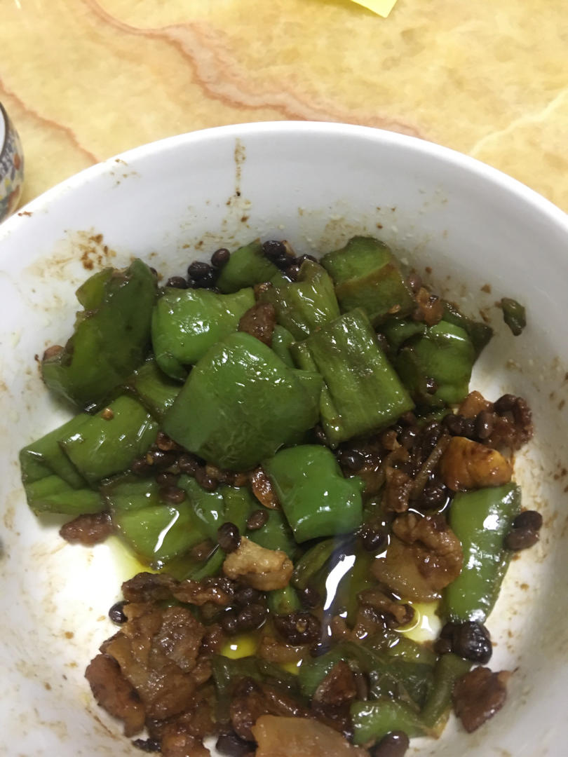 猪油渣炒辣椒