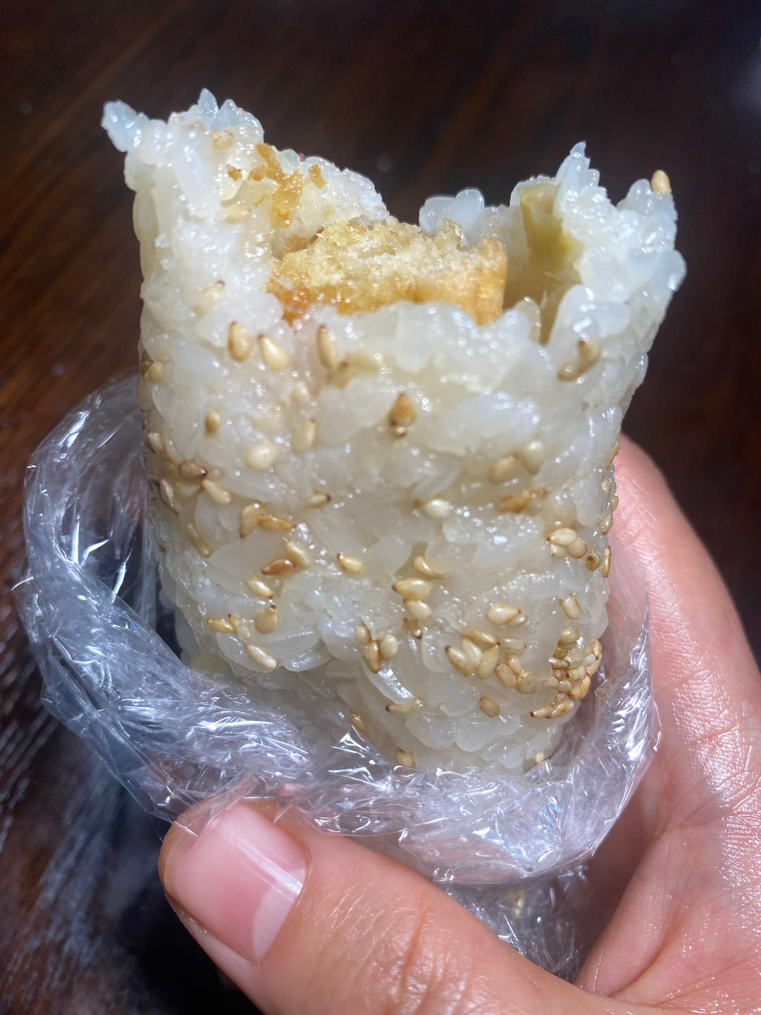 #每周一菜#早餐时间，自制蒸饭裹油条
