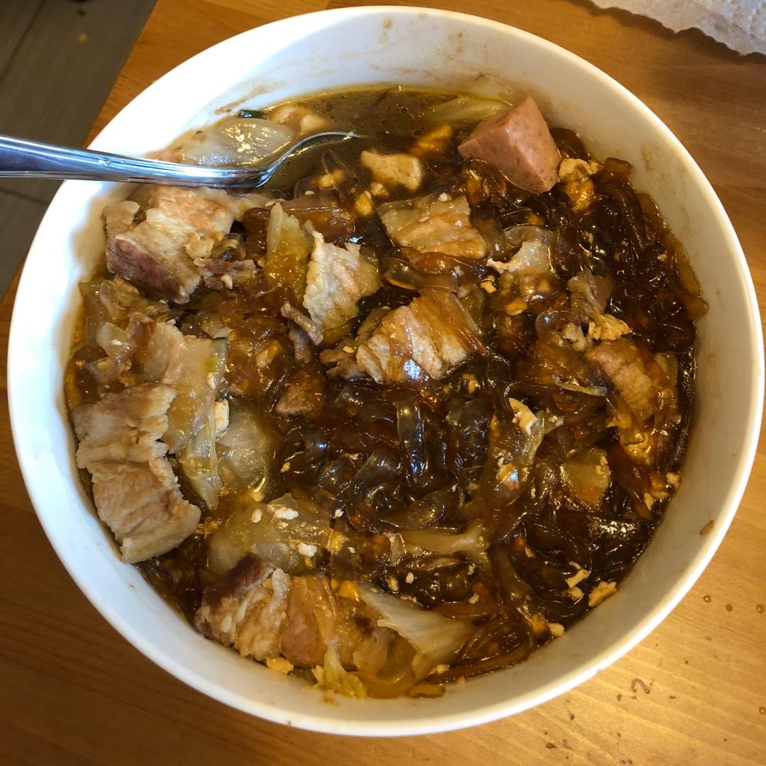 猪肉白菜炖粉条
