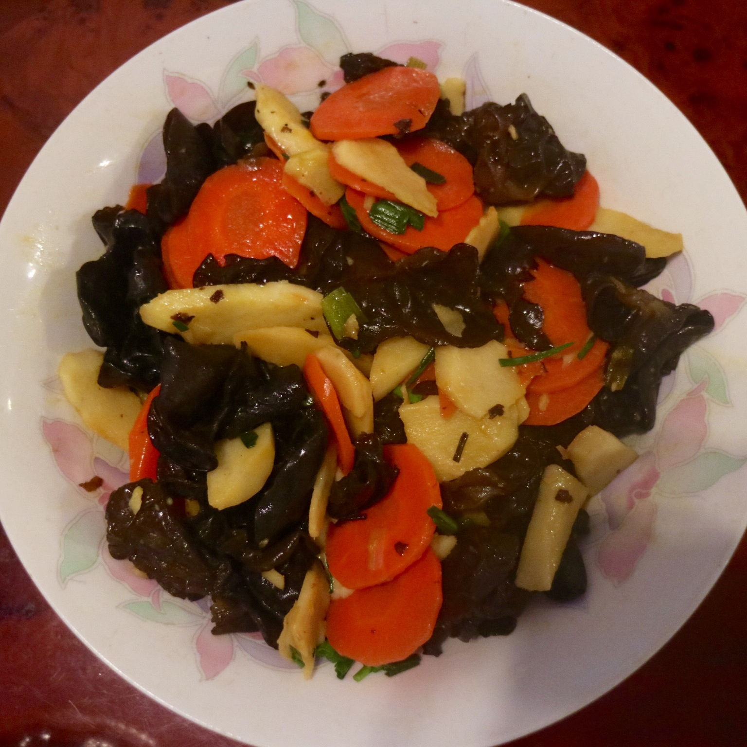 淮山（山药）炒木耳