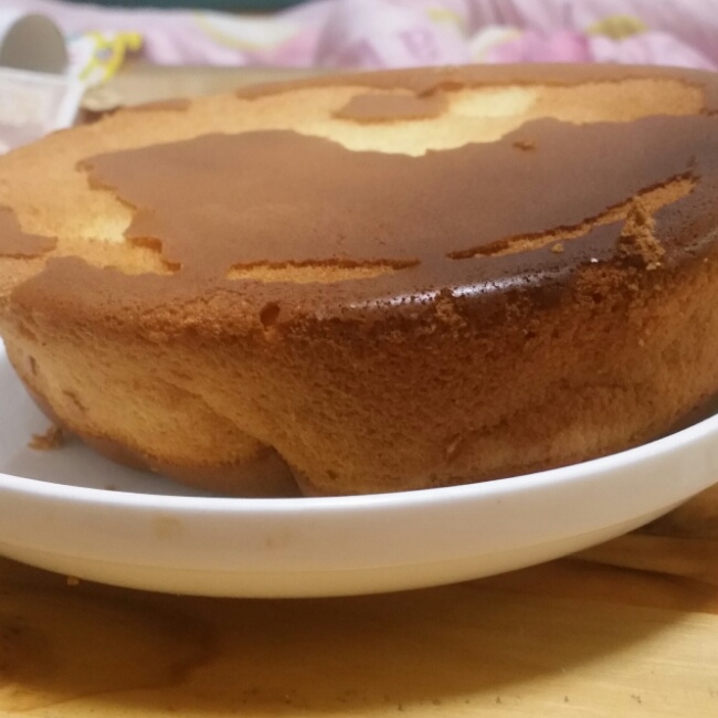 6寸原味戚风蛋糕