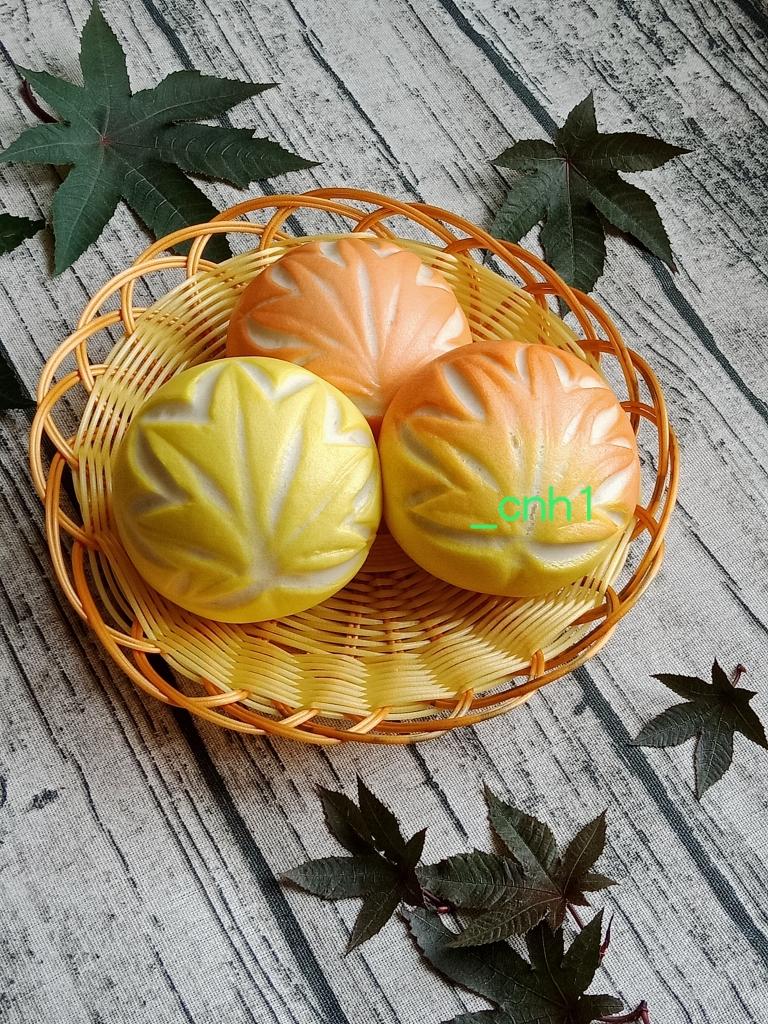 一叶知秋枫叶馒头（割花A～I）*花儿馒头143的做法