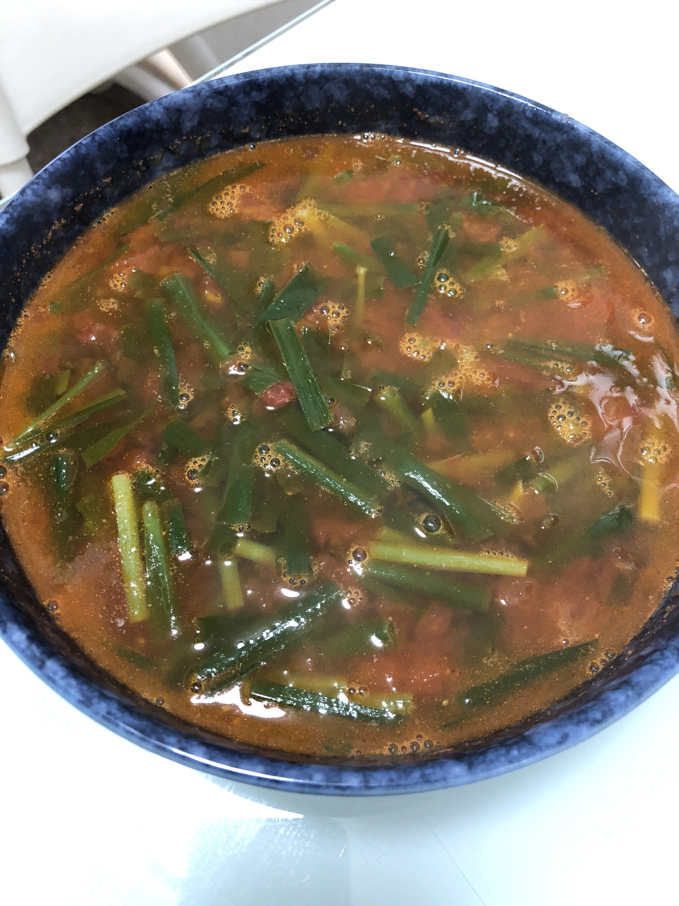 蕃茄韭菜汤的做法 步骤8