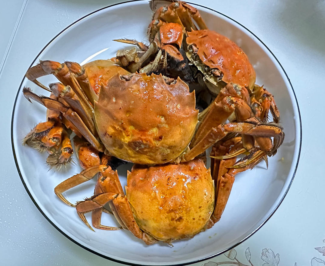 大闸蟹这样做不寒！超香！超好吃！香煎蟹!