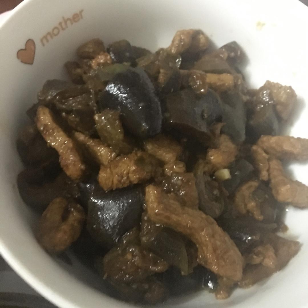 茄子炒肉