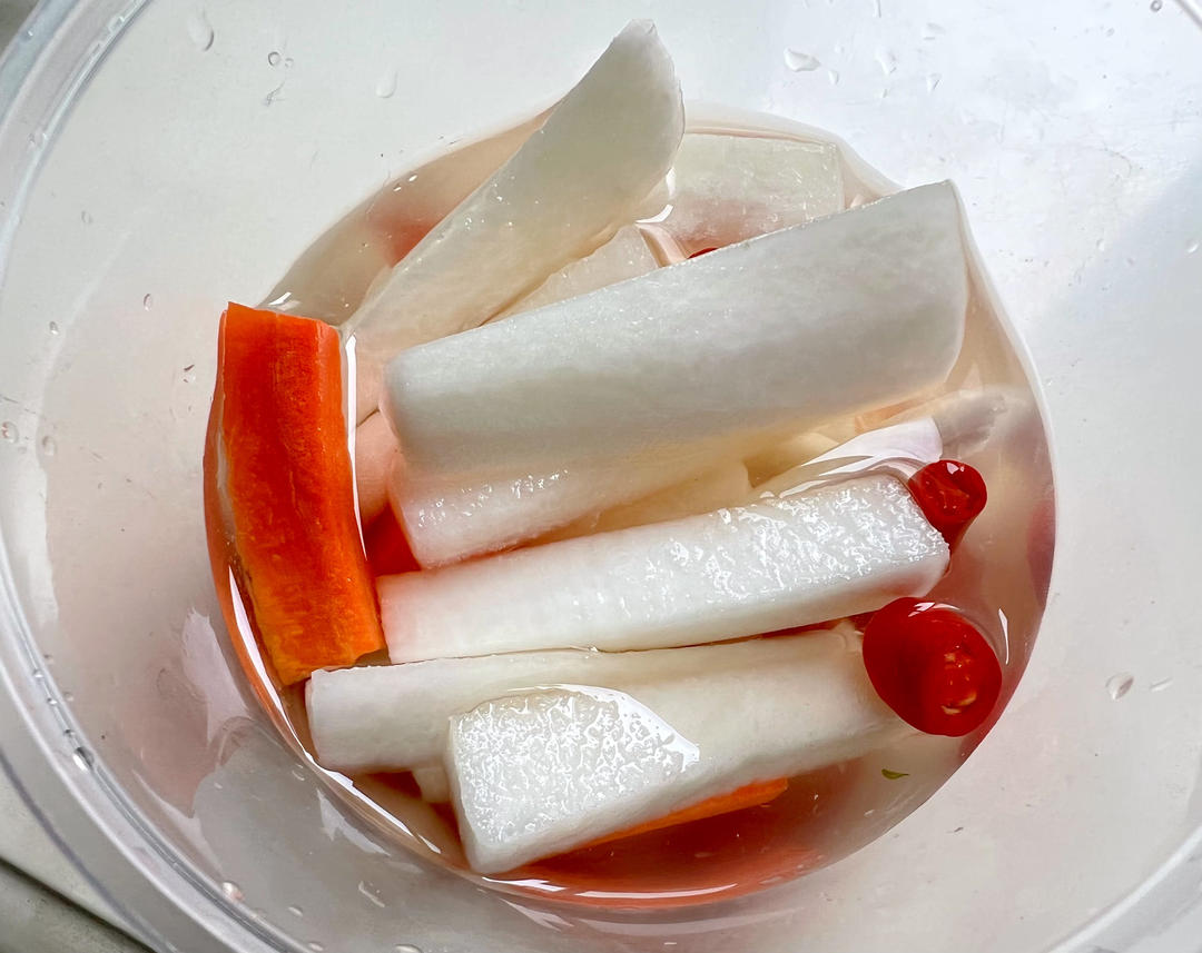 腌萝卜，酸甜爽口