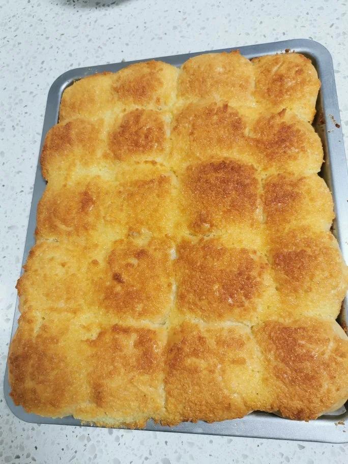 椰蓉餐包（一次发酵，玉米油版，或黄油）