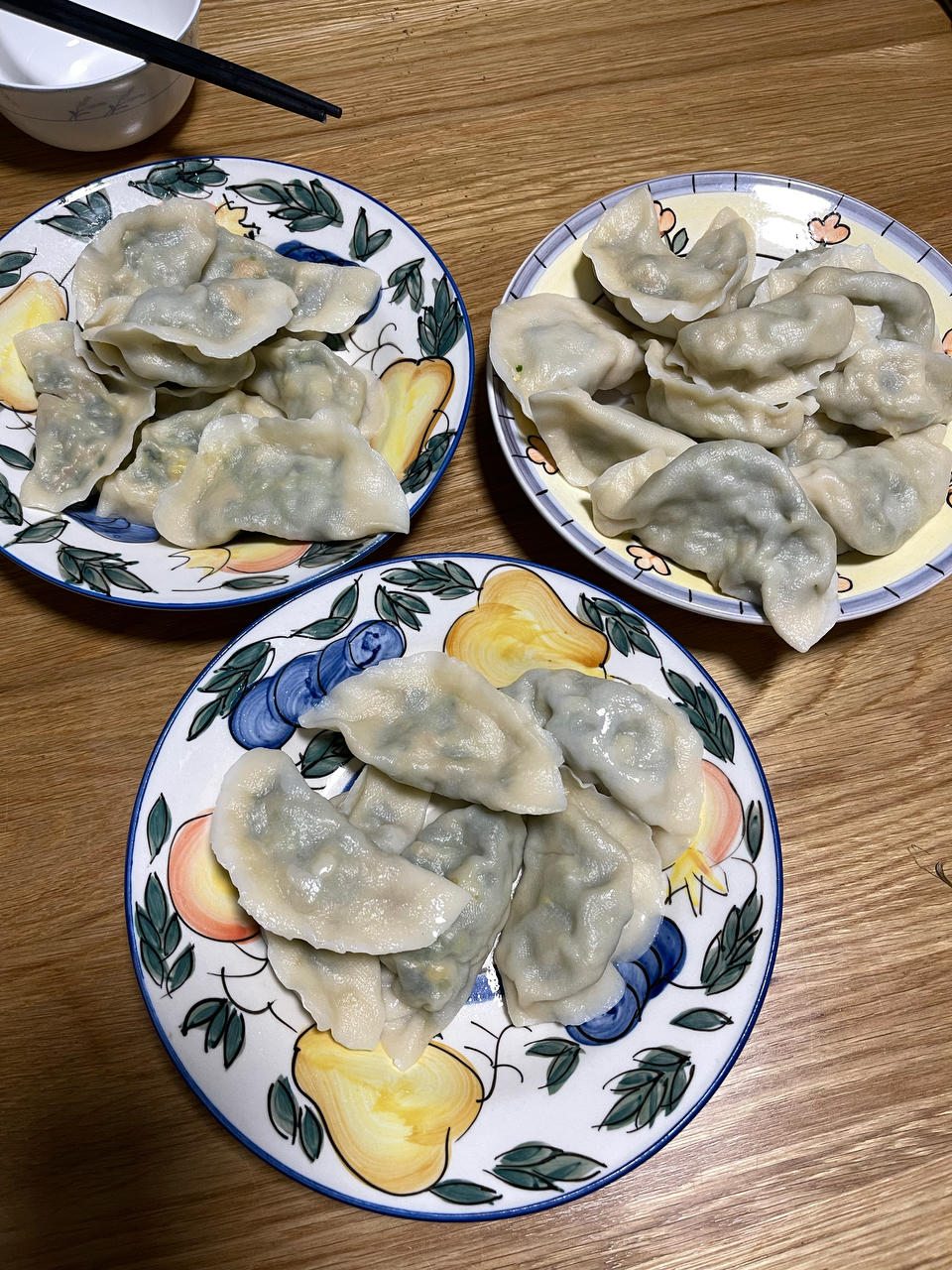 韭菜鸡蛋虾仁饺子（三人量）