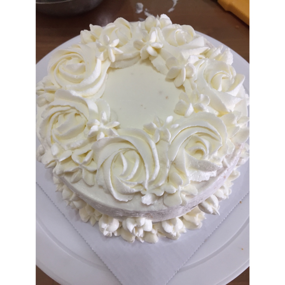 6寸原味戚风蛋糕