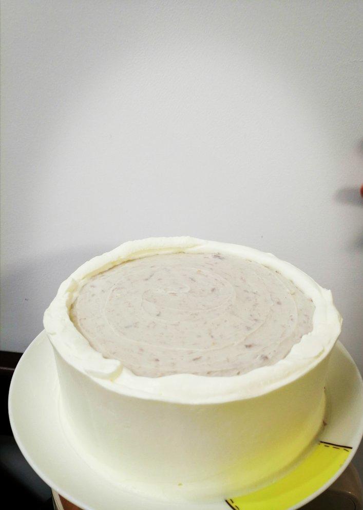 芋泥奶油肉松蛋糕（奶茶戚风胚）