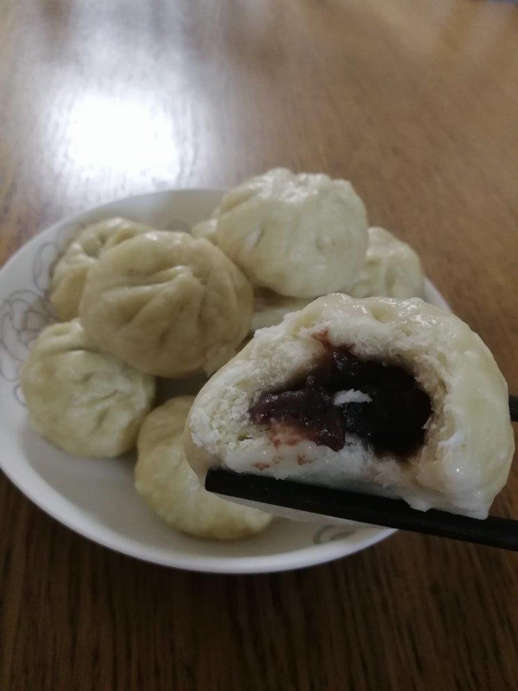 最适合夏天里做的奶香豆沙包l